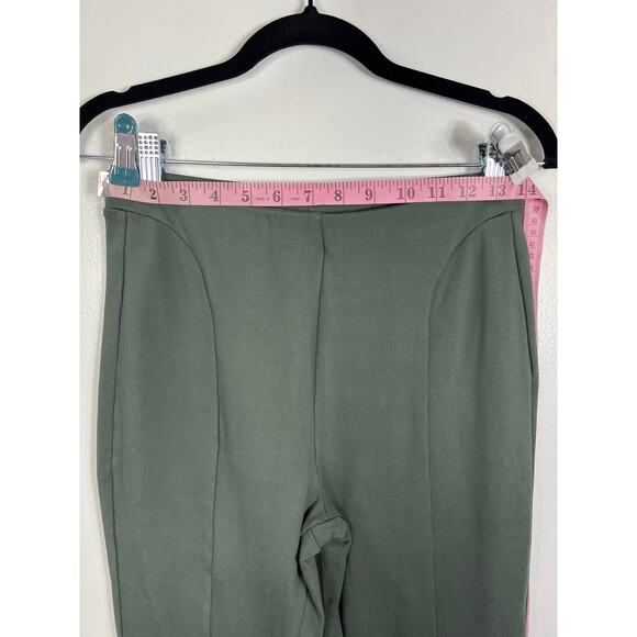 Alo Yoga High Waist Zip It Flare Legging Pant Dark Cactus Green Small 4 / 6 - Picture 9 of 11